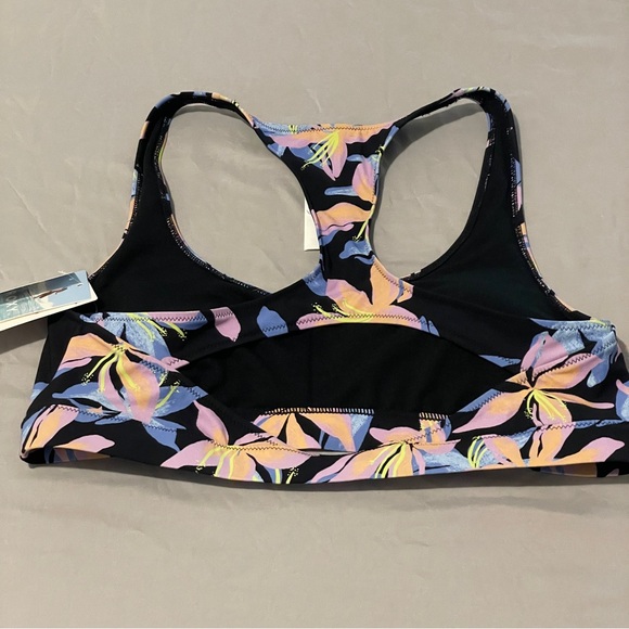 Roxy Active Bralette Bikini Top, ANTHRACITE KISS - Picture 5 of 6